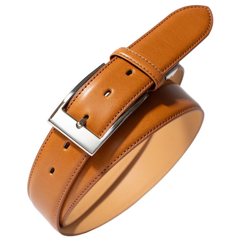 ベルト ビジネス 姫路レザー 本革 日本製 【02】キャメル Tps-001-ca