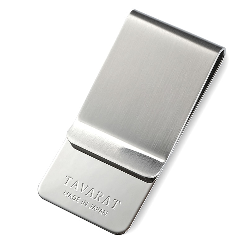 マネークリップ メンズ 日本製 コンパクト ブランド 薄型 札ばさみ おしゃれ 【02】シルバーサテーナ Tps-006-svt