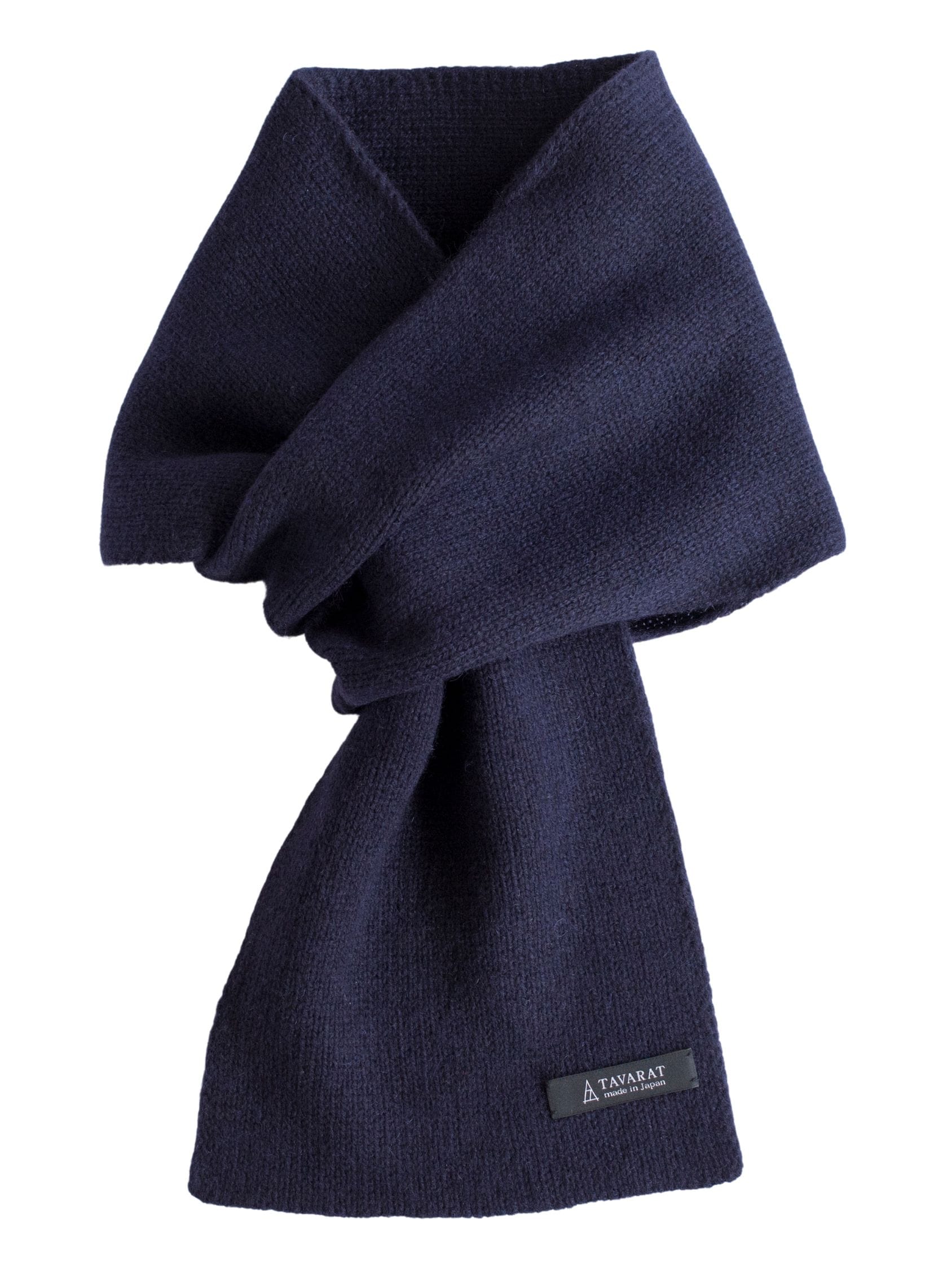 3秒マフラー カシミヤ ミニマフラー メンズ マフラー コンパクト ビジネス カシミア 日本製 秋冬 防寒 【04】ブラック Tps-025-nv