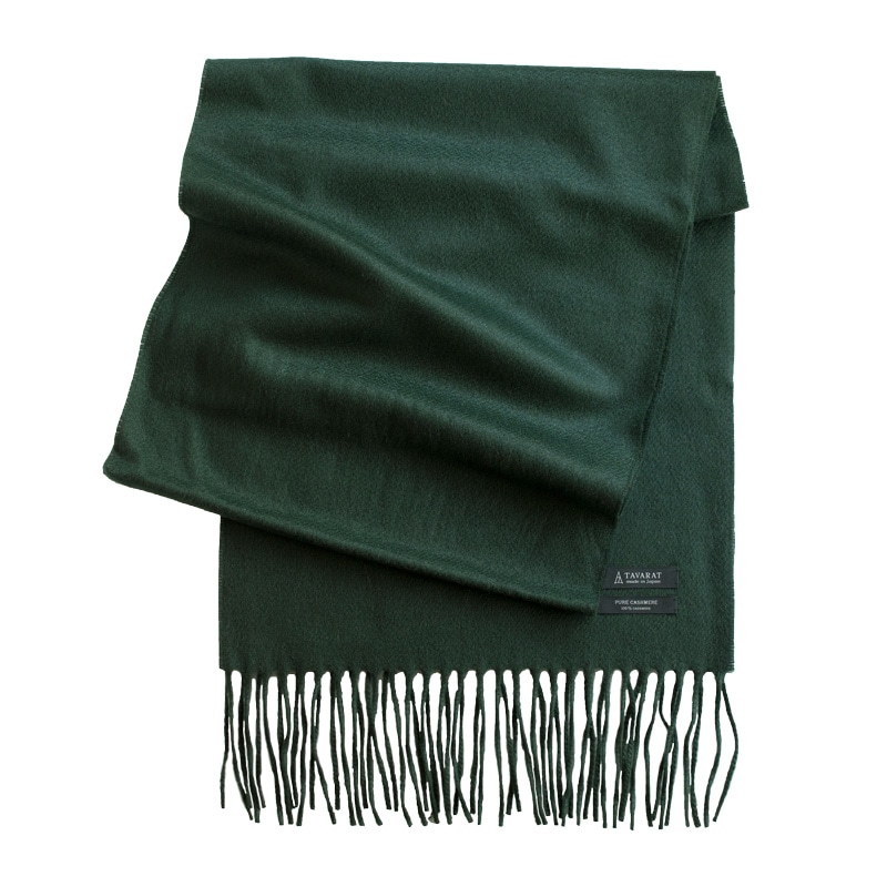 マフラー メンズ カシミヤ カシミヤ100% チェック 男性 大判 秋冬 防寒 日本製 ビジネス スーツ カジュアル 【05】グリーン Tps-050-gr