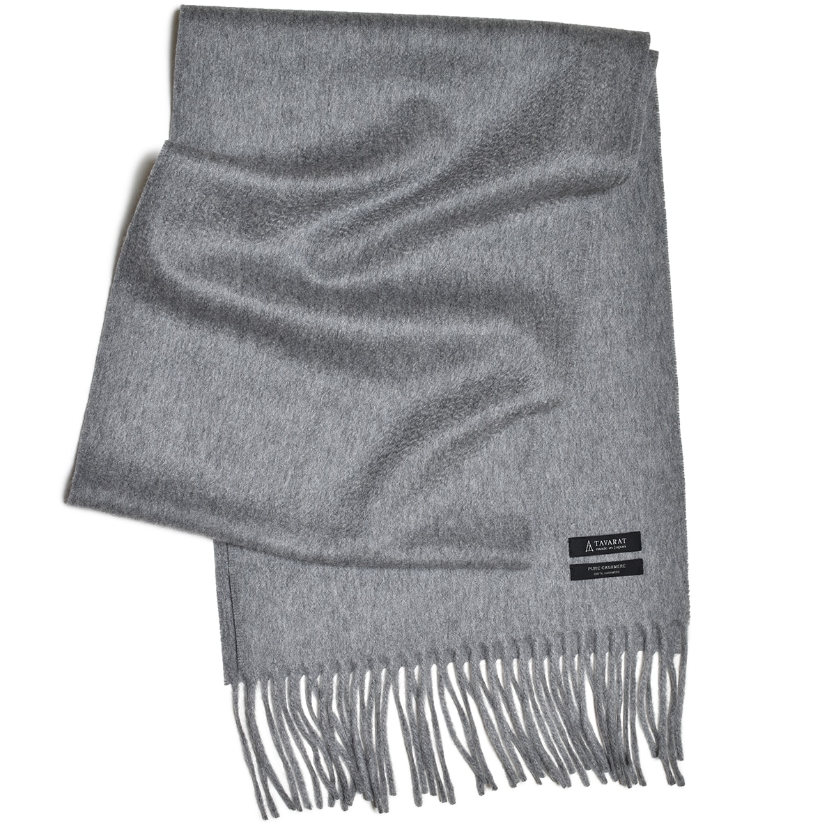 マフラー メンズ カシミヤ カシミヤ100% チェック 男性 大判 秋冬 防寒 日本製 ビジネス スーツ カジュアル 【02】グレー Tps-050-gy