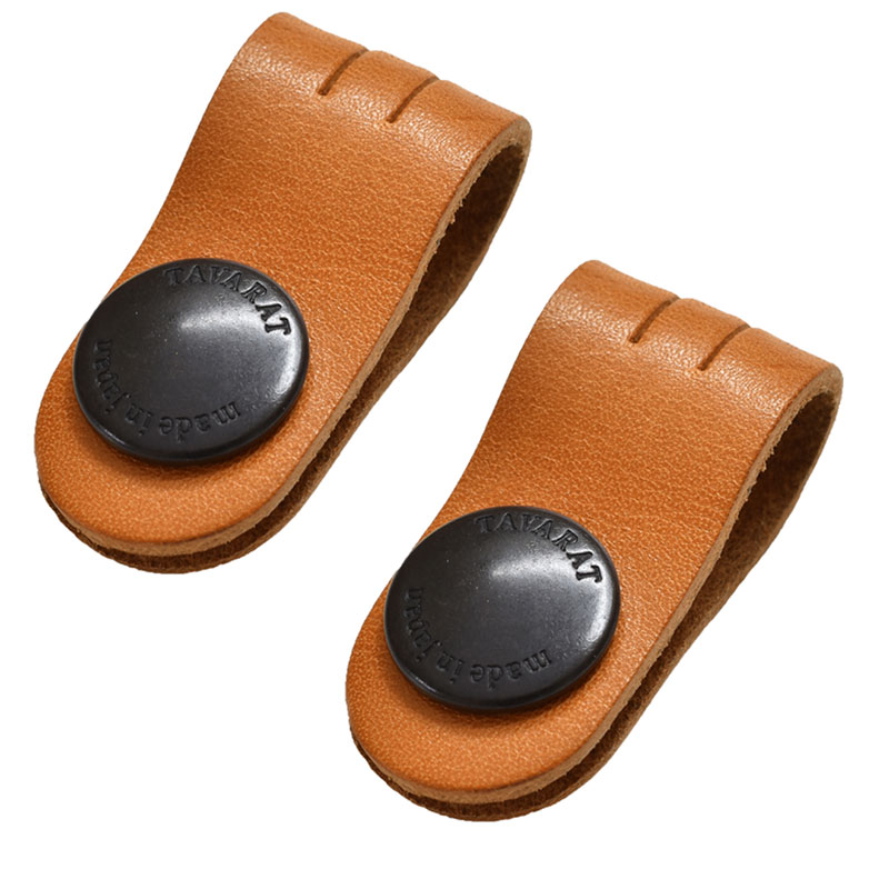 コードクリップ 2本セット クリップ ケーブル 本革 収納 姫路レザー 日本製 マイル消化 結束 イヤホン 配線【03】キャメル Tps-059-2set-ca