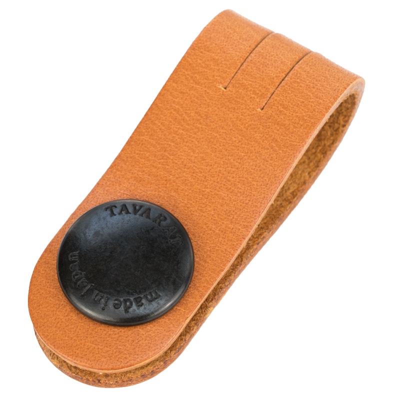 コードクリップ 単品 ロングサイズ クリップ ケーブル 本革 収納 姫路レザー 日本製 マイル消化 結束 イヤホン 配線【03】キャメル Tps-059ln-ca