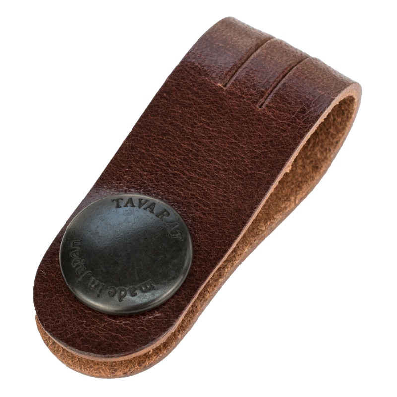 コードクリップ 単品 ロングサイズ クリップ ケーブル 本革 収納 姫路レザー 日本製 マイル消化 結束 イヤホン 配線【02】ダークブラウン Tps-059ln-db