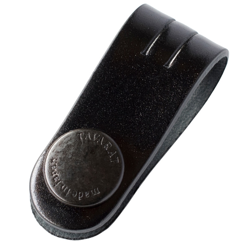 コードクリップ ロングサイズ 単品 コードバン クリップ 本革 収納 日本製 イヤホン ケーブル 配線 【01】ブラック Tps-148ln-bk