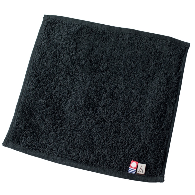 タオルハンカチ 単品 メンズ 今治 タオル 22.5×23cm 【01】ブラック Tps-152-bk