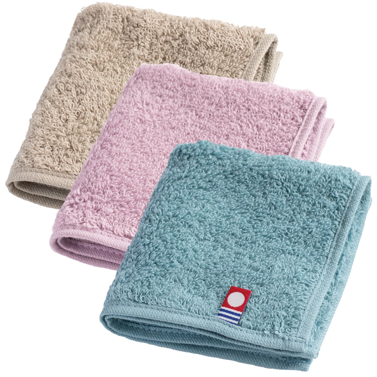 タオルハンカチ 3枚セット メンズ 今治 小さめ コンパクト タオル 20×20cm 【02】アソート2 Tps-172-3set-3c-2