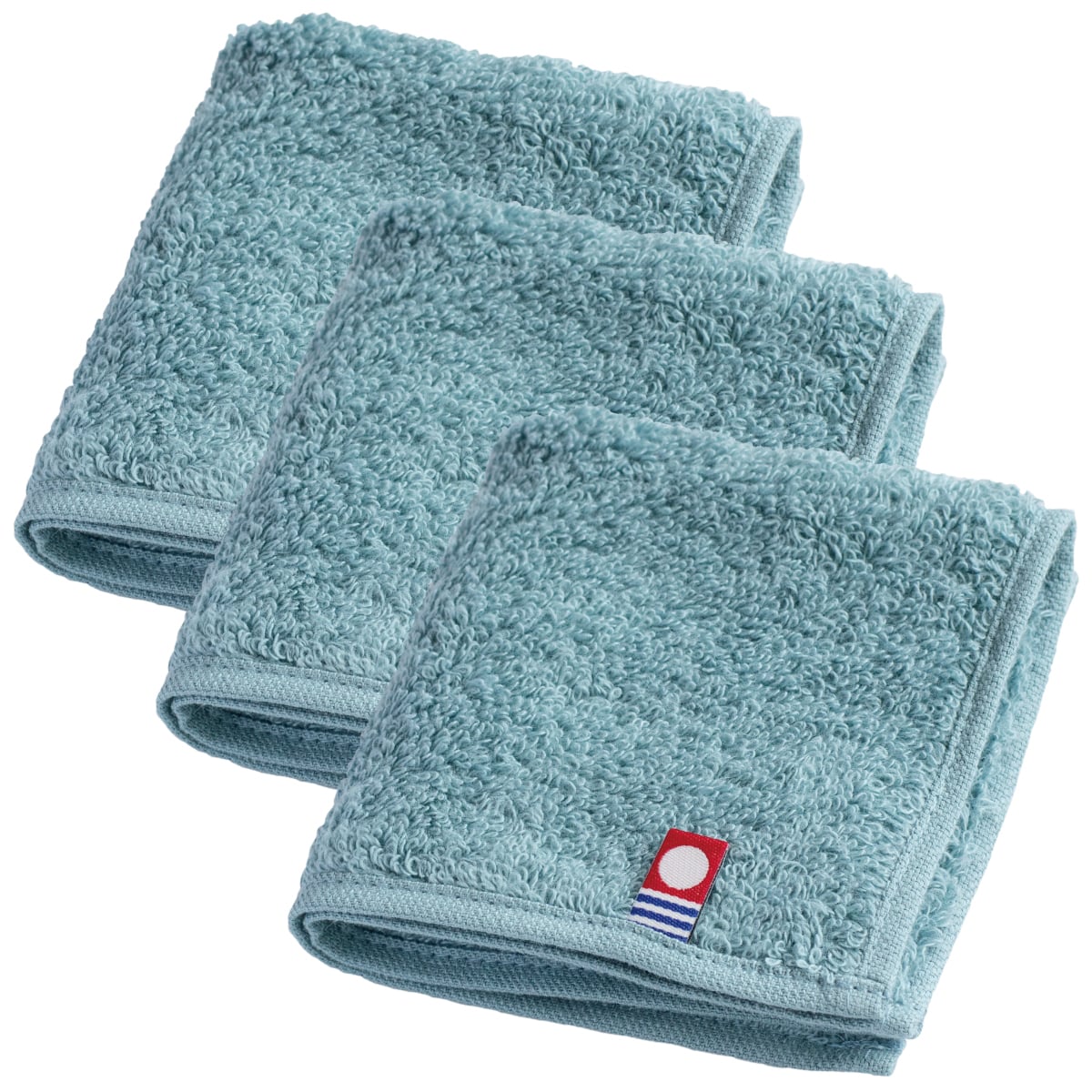 タオルハンカチ 3枚セット メンズ 今治 小さめ コンパクト タオル 20×20cm 【06】ライトブルー Tps-172-3set-libu