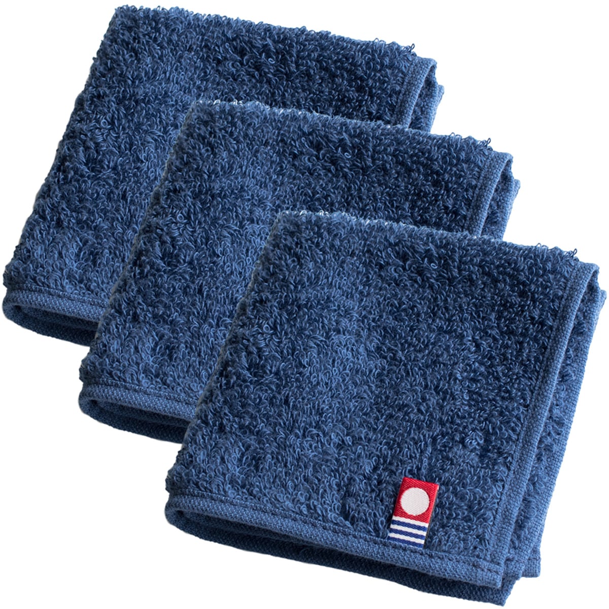 タオルハンカチ 3枚セット メンズ 今治 小さめ コンパクト タオル 20×20cm 【04】ブルー Tps-172-3set-lu