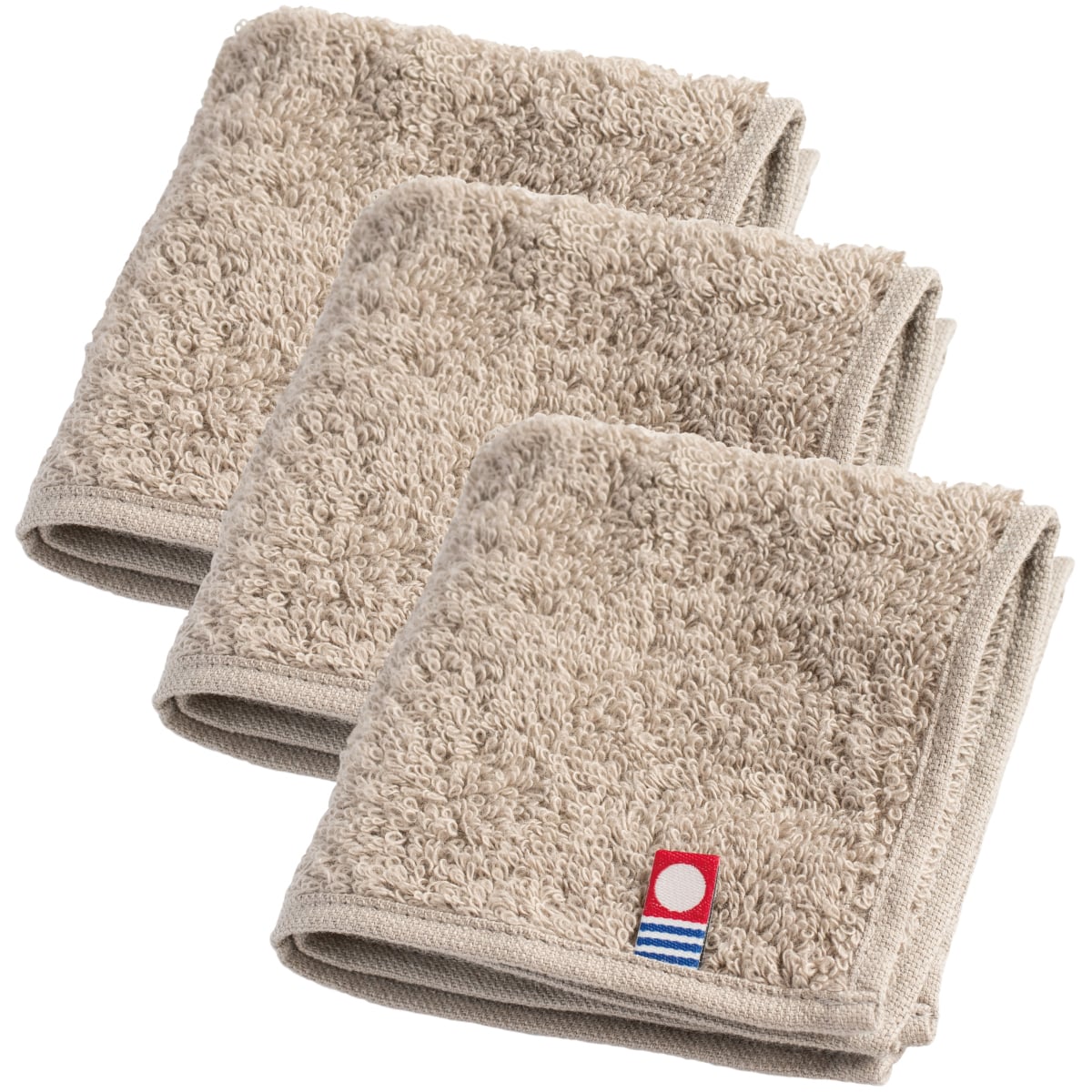 タオルハンカチ 3枚セット メンズ 今治 小さめ コンパクト タオル 20×20cm 【08】トープ Tps-172-3set-tp