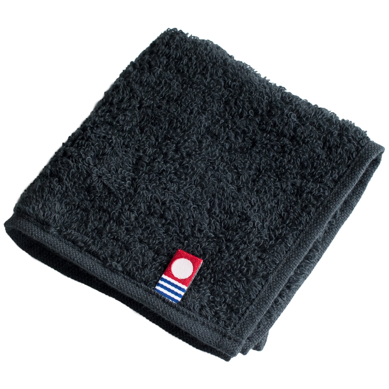 タオルハンカチ 単品 メンズ 今治 小さめ コンパクト タオル 20×20cm 【01】ブラック Tps-172-bk