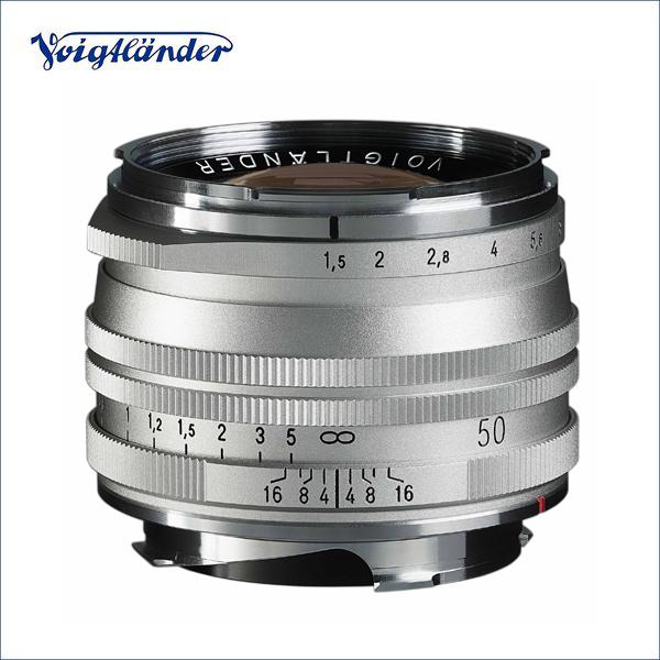 Voigtlander (フォクトレンダー) NOKTON(ノクトン) Vintage Line 50mm F1.5 Aspherical シルバーMC(マルチコート) VMマウント