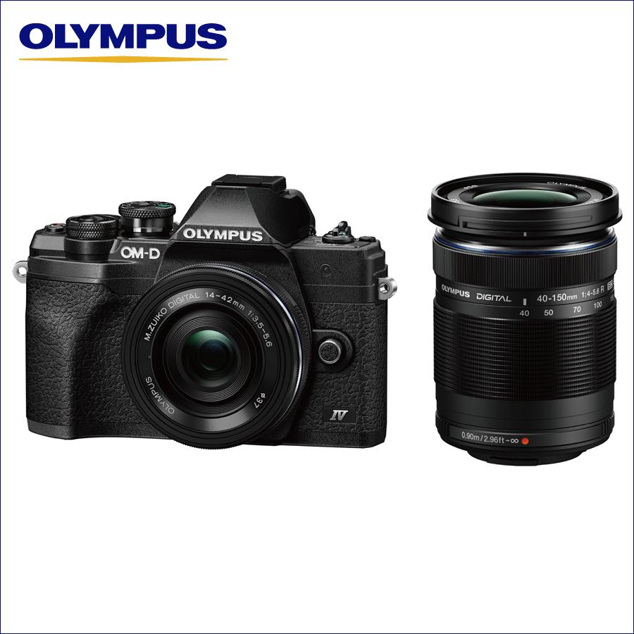 オリンパス(OLYMPUS) ミラーレス一眼 OM-D E-M10 MarkIV EZダブルズームキット ブラック