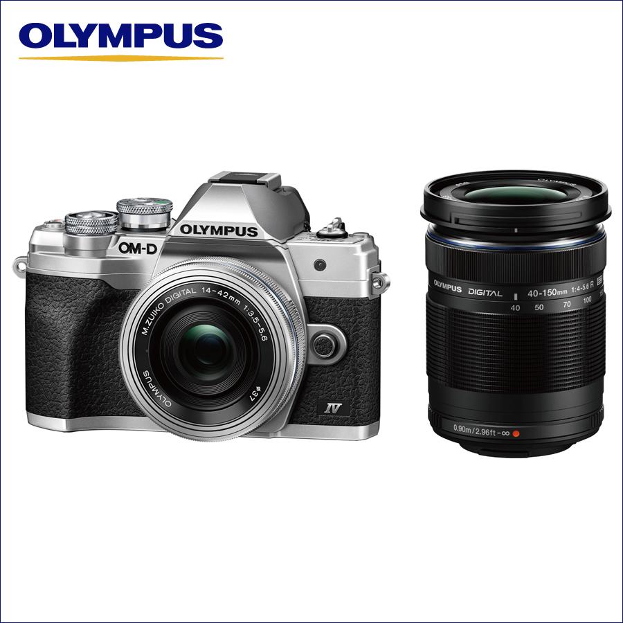 オリンパス(OLYMPUS) ミラーレス一眼 OM-D E-M10 MarkIV EZダブルズームキット シルバー