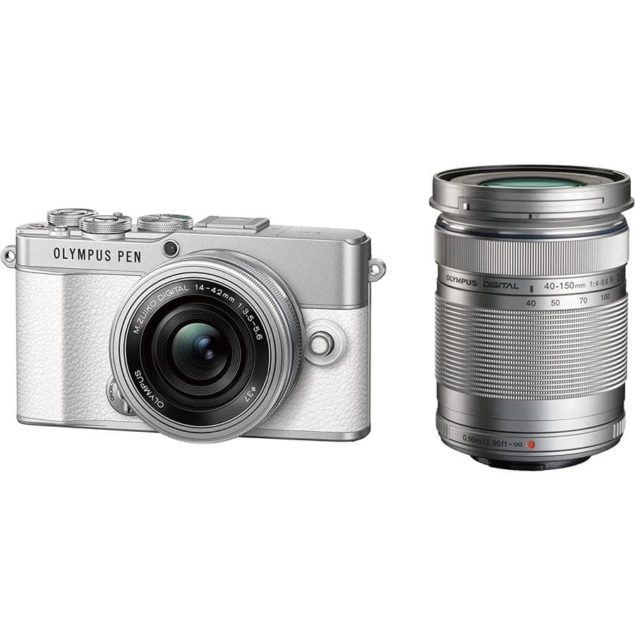 オリンパス(OLYMPUS) ミラーレス一眼 E-P7 ダブルズームキット ホワイト