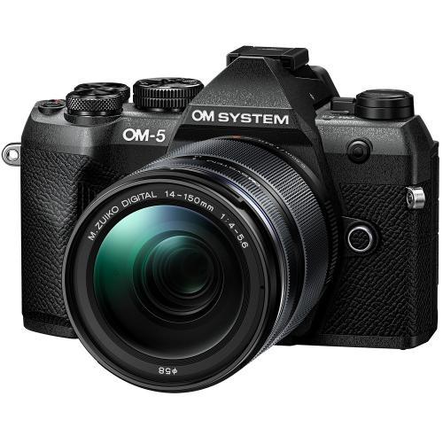 ＜OM SYSTEM 夏のキャッシュバック対象＞ オーエムシステム (OM SYSTEM)  ミラーレス一眼 カメラ OM-5 Mark II 14-150mm Il レンズキット ブラック