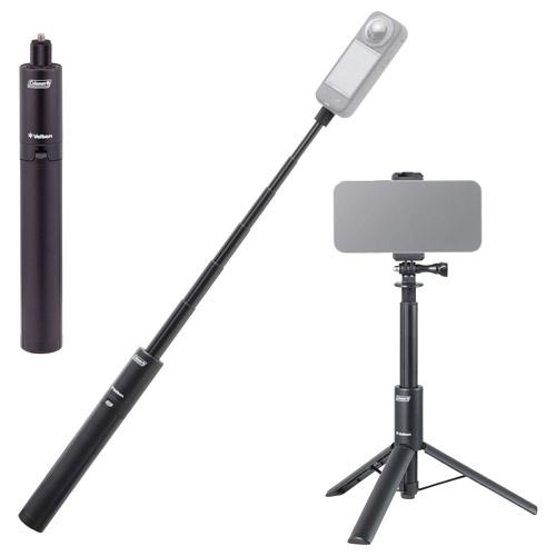 コールマン 360度アクションカメラの「見えない自撮り棒」機能に対応 マルチスタンド360