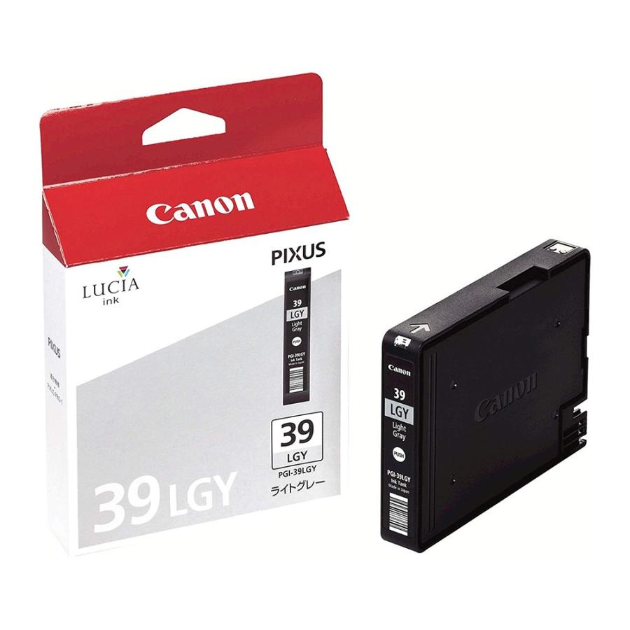 キヤノン 純正インク PGI-39LGY ライトグレー 純正 高品質 大容量 セット 特価 パック エコ 長持ち