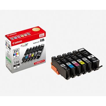 キヤノン 純正インク BCI-351XL(BK・C・M・Y・GY)+350XL 6MP 高品質 大容量 セット 特価