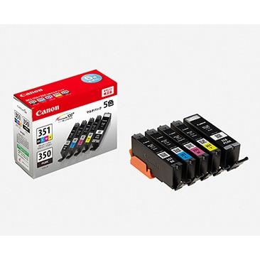 キヤノン 純正インク　BCI-351(BK・C・M・Y)+350 5MP　 純正 高品質 大容量 セット 特価  パック