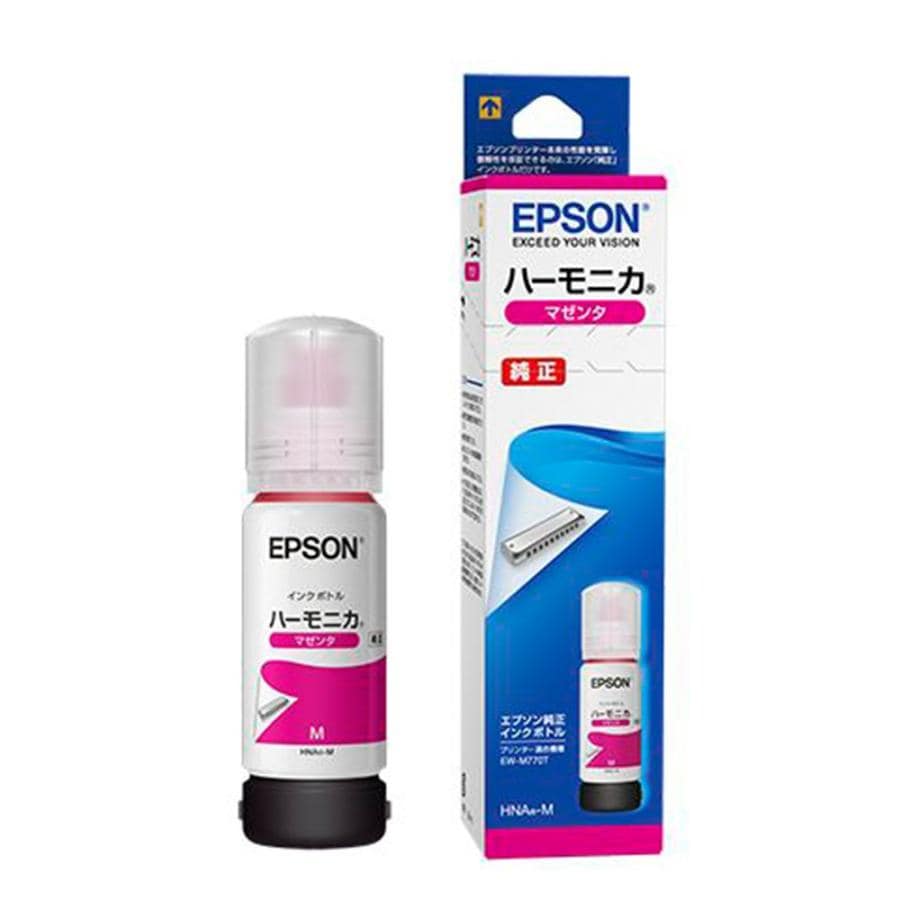 エプソン 純正インクボトル HNA-M マゼンタ MKA(目印:マラカス)/HNA(目印:ハーモニカ)  純正 高品質 大容量 セット 特価  パック