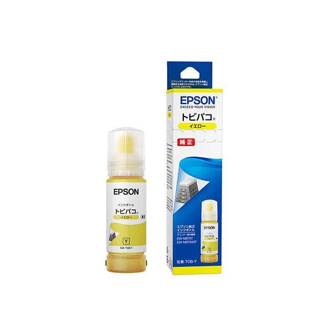 エプソン 純正インクボトル TOB-Y イエロー  (目印:トビバコ)  純正 高品質 大容量 セット 特価  パック エコ 長持ち