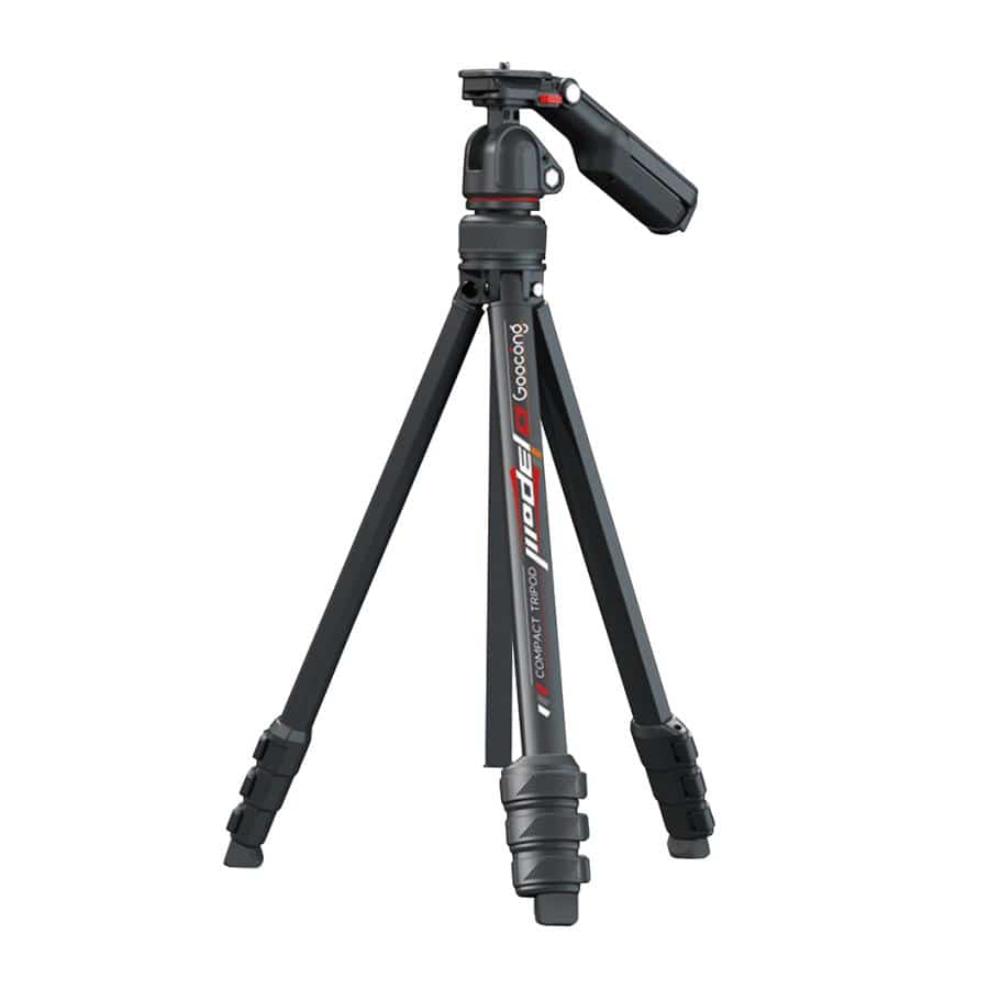 Goocong（グーコン）スマホ・カメラ・ビデオ兼用 ビデオ雲台付き小型軽量三脚 Model 04