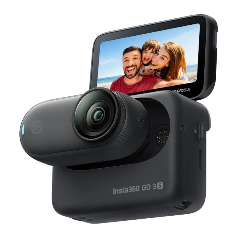 Insta360 GO3S 本体 ブラック 128GB 4K ハンズフリー 360度アクションカメラ