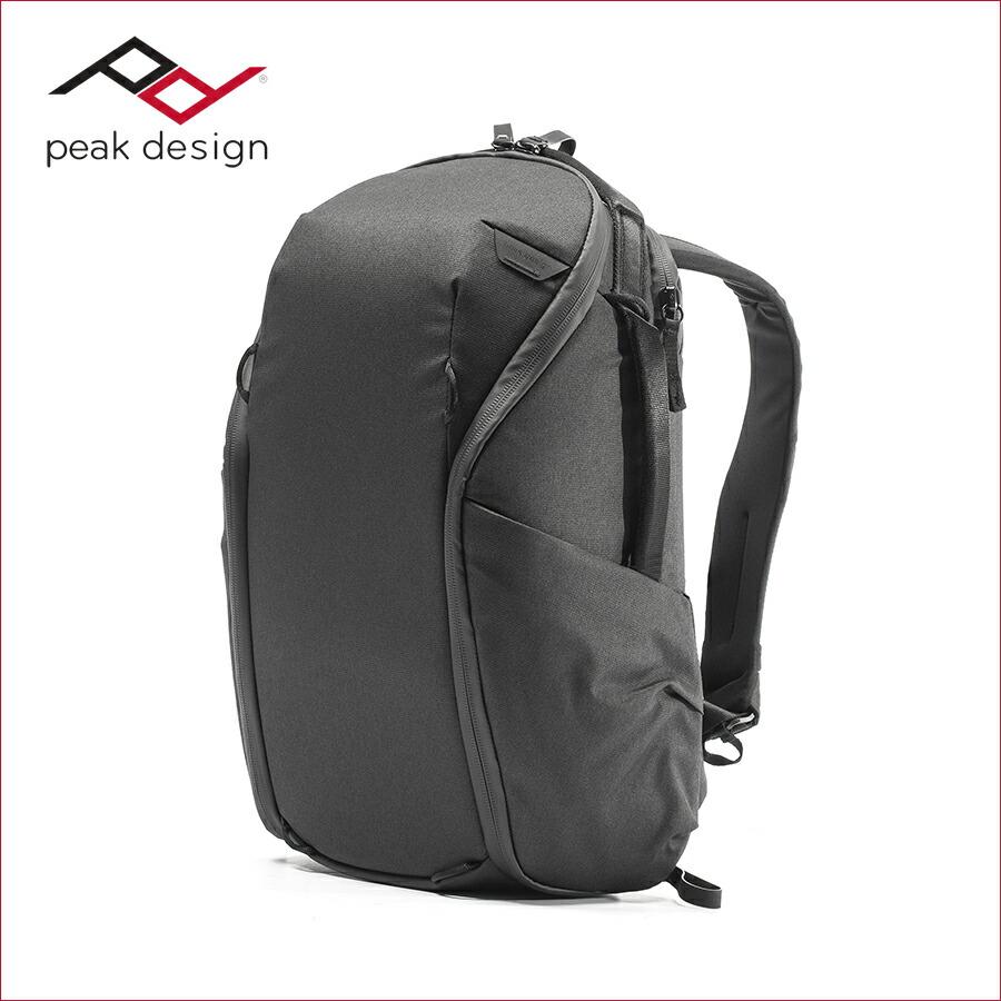 ピークデザイン(peak design) エブリデイバックパック ジップ15L ブラック　 BEDBZ-15-BK-3【PFASフリー】