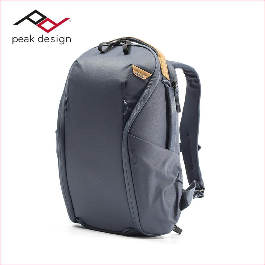 ピークデザイン(peak design) エブリデイバックパック ジップ15L ミッドナイト　 BEDBZ-15-MN-3【PFASフリー】
