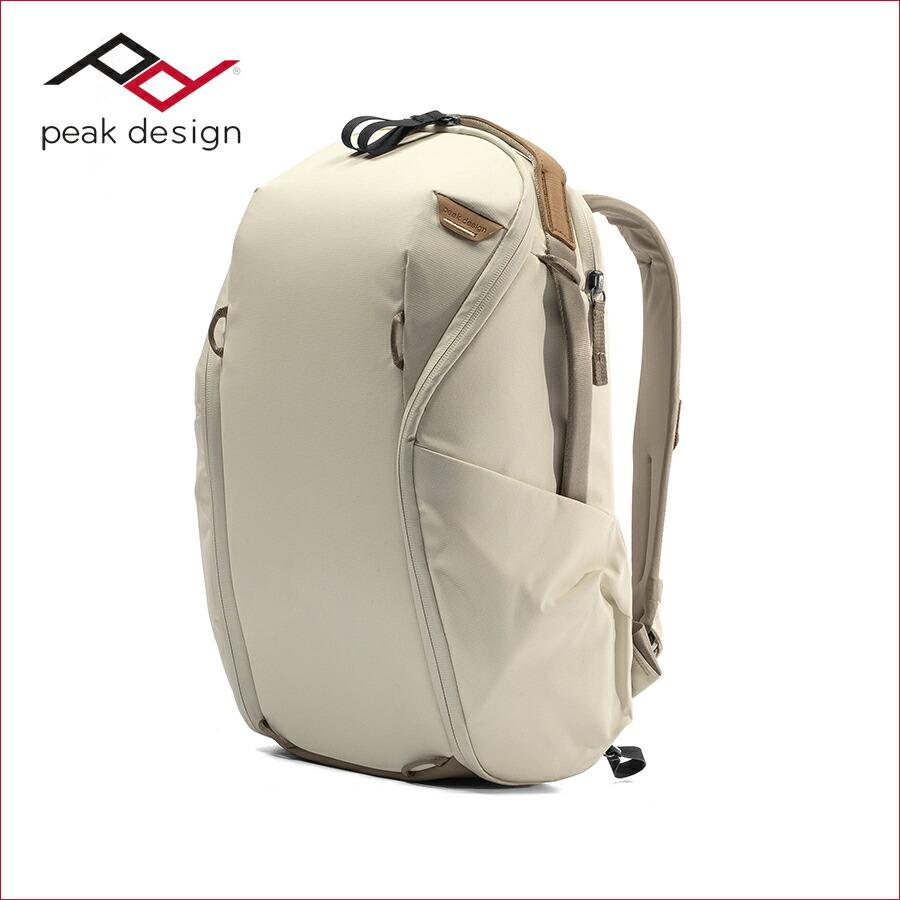 ピークデザイン(peak design) エブリデイバックパック ジップ15L ボーン　 BEDBZ-15-BO-3【PFASフリー】