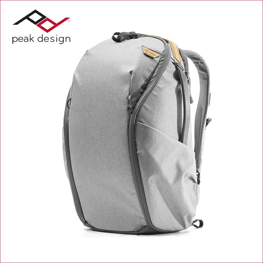 ピークデザイン(peak design) エブリデイバックパック ジップ20L アッシュ　BEDBZ-20-AS-3【PFASフリー】