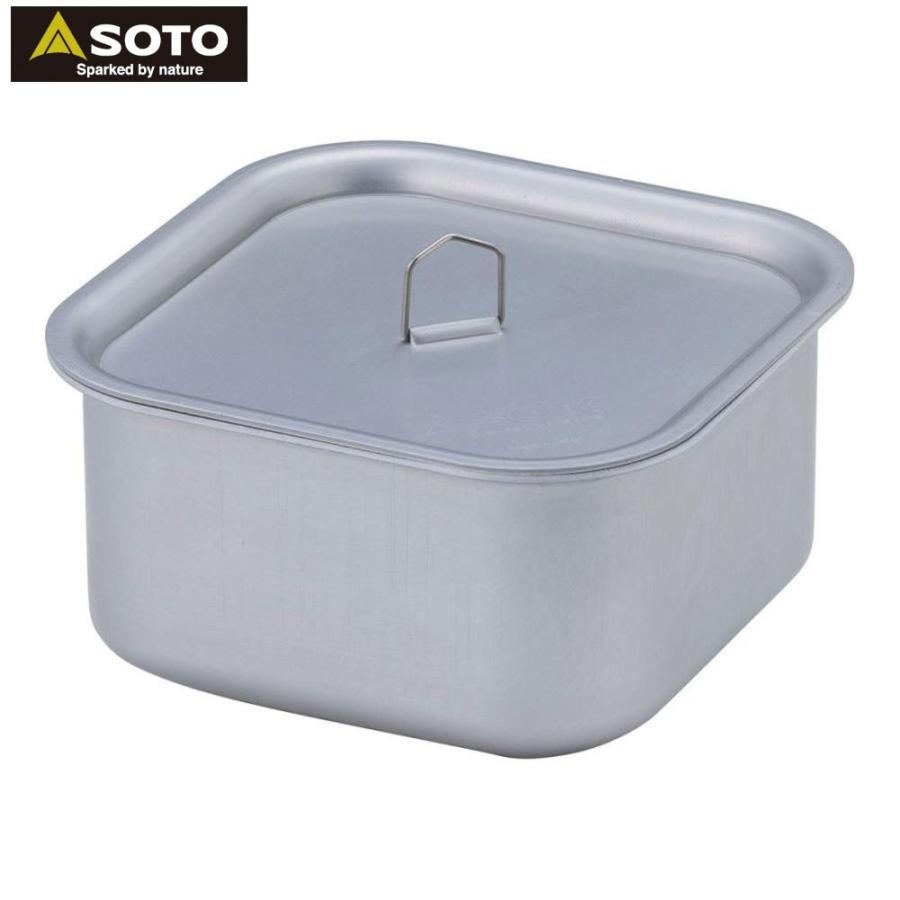 ソト(SOTO) ミニマルクッカー 角 シルバー ST-3108 4953571073187 四角 湯沸かし 丈夫 人気