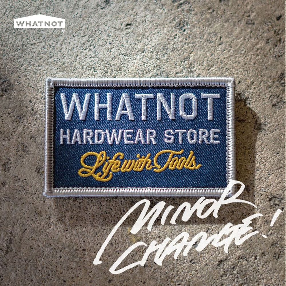 WHATNOT HARDWEAR STORE／オリジナルワッペン｜ORIGINAL CLOTH EMBLEM｜CE-01 4962308003144