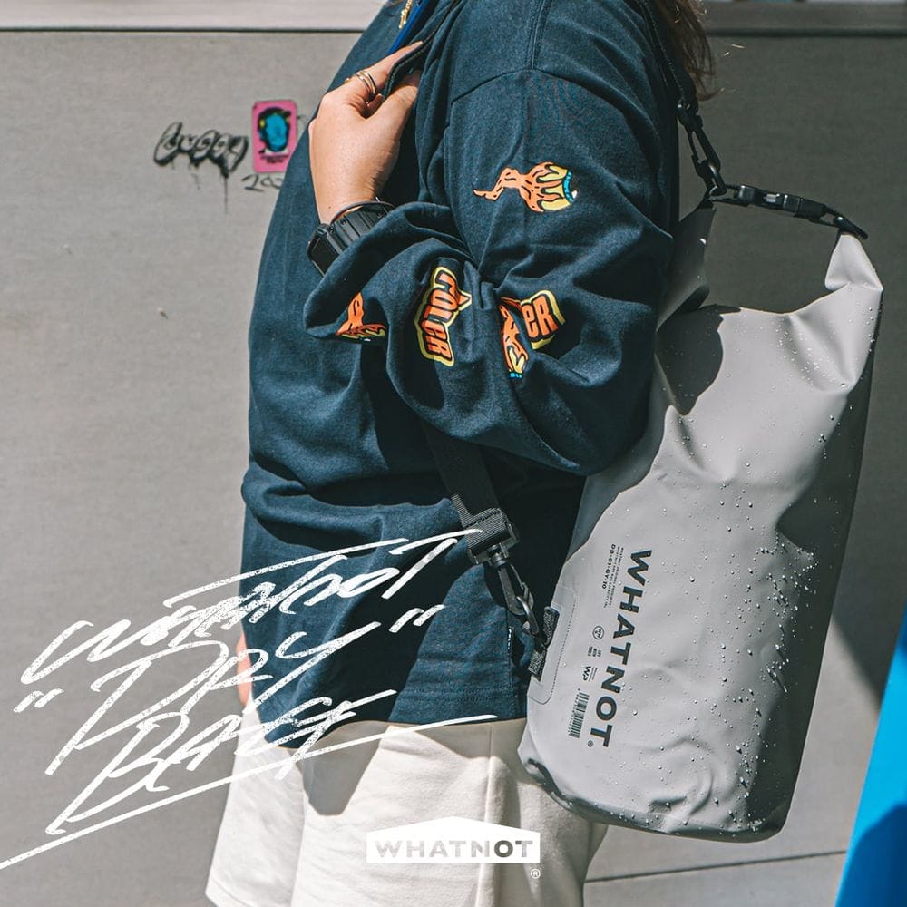 WHATNOT／ドライバッグ 10L（グレー）｜DRY BAG 10L（GY）｜DB-01-GY-10 4962308014201