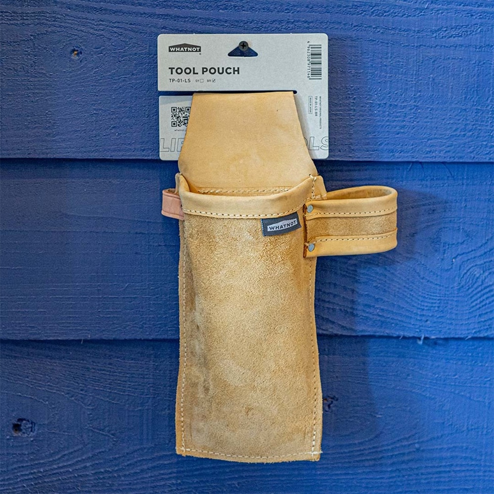 WHATNOT／ツールポーチ ロングシングル｜TOOL POUCH LONG SINGLE｜ブラウン｜TP-01-LS-BR 4962308971146