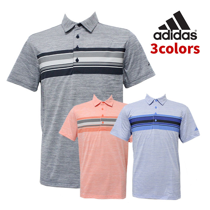 アディダス ゴルフウェア メンズ 半袖 ポロシャツ 春 夏 EEW11 吸汗速乾 adidas