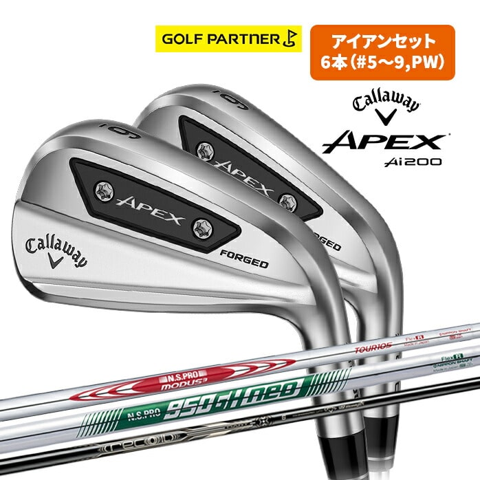キャロウェイ APEX Ai200 アイアンセット 6本 5I~9I PW NS PRO Recoil DART CALLAWAY
