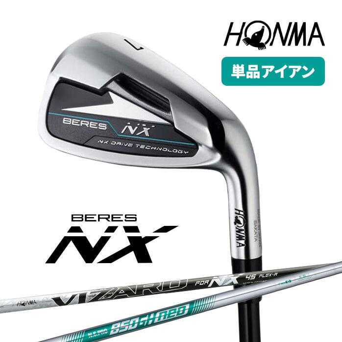 本間ゴルフ HONMA メンズ ベレス NX 単品アイアン VIZARD FOR NX 45 NS PRO 850GH neo