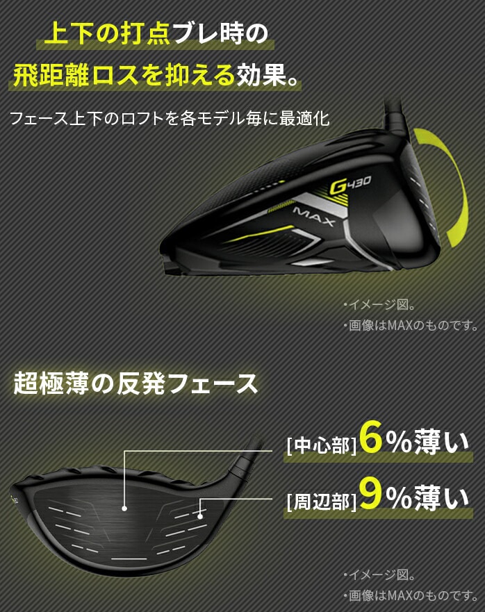 ピン ゴルフ G430 LST ドライバー 10.5°レフティ TOUR 2.0 CHROME 65 S 
