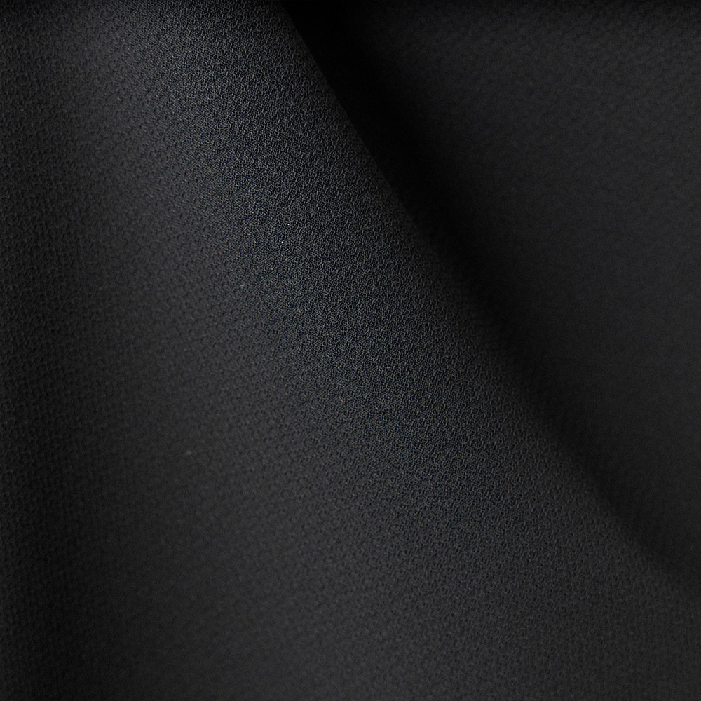 【東京ソワール】タックデザイン前開きファスナーウォッシャブルワンピース ブラック 7号