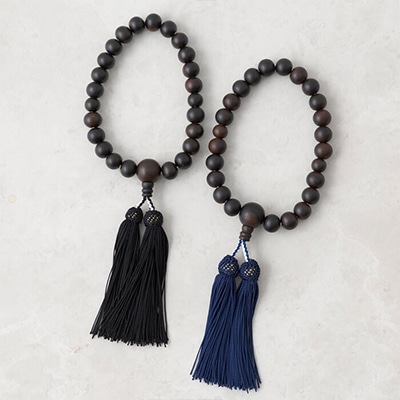 【東京ソワール】日本製 本黒檀の紳士用念珠