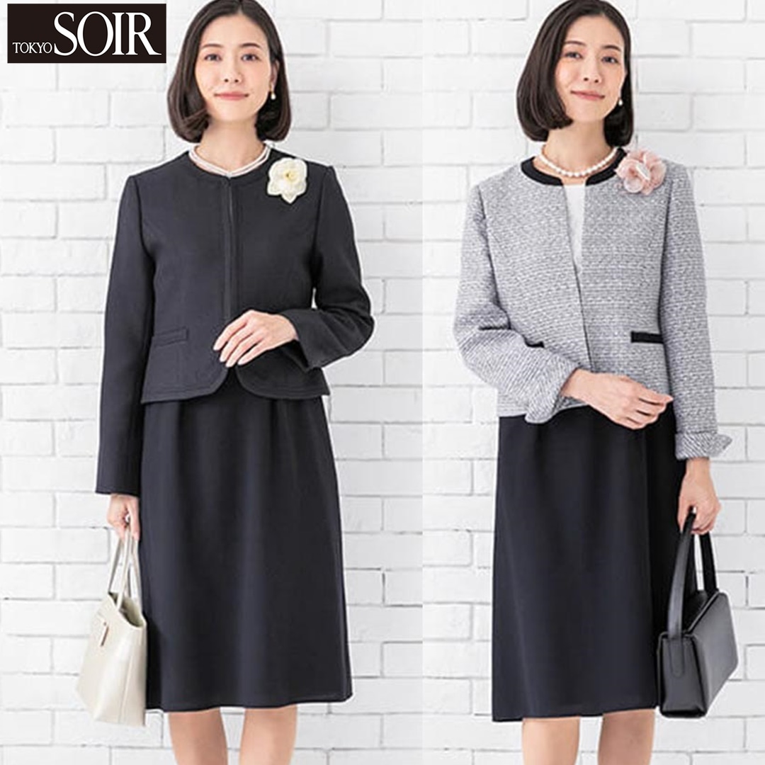 オープン記念２０００円クーポン適用！【東京ソワール】２ジャケットのセレモニースーツ