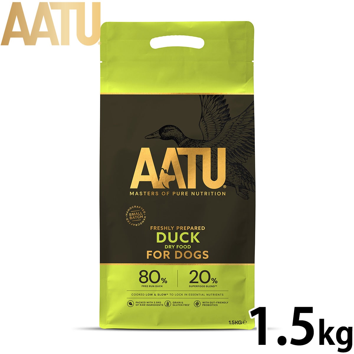 アートゥー ドッグフード ダック 1.5kg(無添加 グレインフリー 穀物不使用 ナチュラル)