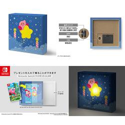 [ホーム＆パーティグッズ] 星のカービィ 光るキャンバスアート×ギフトボックス（ワープスター）