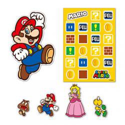 [スーパーマリオトラベルグッズ] スーパーマリオ デコレーションステッカー（マリオ）