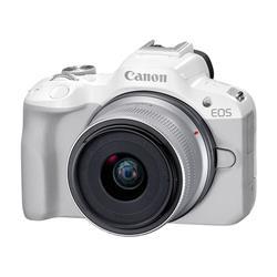 【新品/在庫あり】Canon EOS R50 RF-S18-45 IS STM レンズキット ホワイト ミラーレスカメラ キヤノン