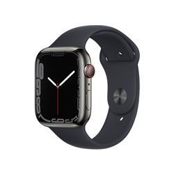 【新品/在庫あり】Apple Watch Series 7 GPS+Cellularモデル 45mm MNAX3J/A [グラファイトステンレススチールケース/ミッドナイトスポーツバンド]