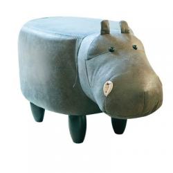 【新品/在庫あり】EN FANCE モチーフスツール「かば - Paul」 カートグレー EF-ST02GY　アニマル家具　インテリア　ソファ　椅子　子供