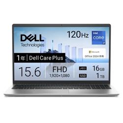 【新品/在庫あり】Dell 15 DC15250 ND85-FWHBS プラチナシルバー 15.6インチ Core i7 16GB メモリ 1TB SSD OfficeH&B2024 Win11Home ノートパソコン
